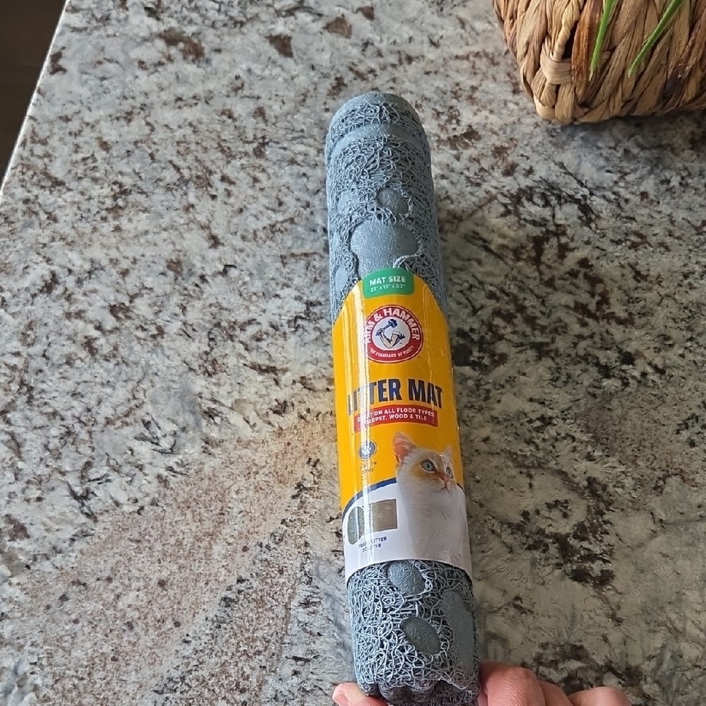 Arm & Hammer Gray Litter Mat